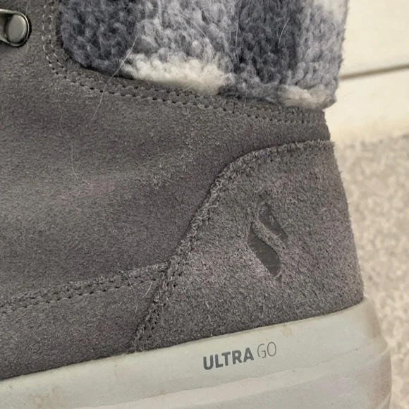 Skechers Black and Gray Winter Boots - Picture 14 of 17